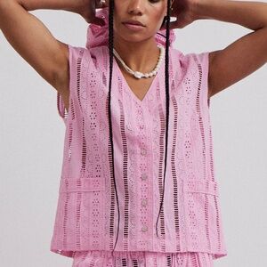 Damson Madder pink vest top